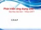 Bài giảng Phát triển ứng dụng web 1: C.R.A.P - ĐH Sài Gòn